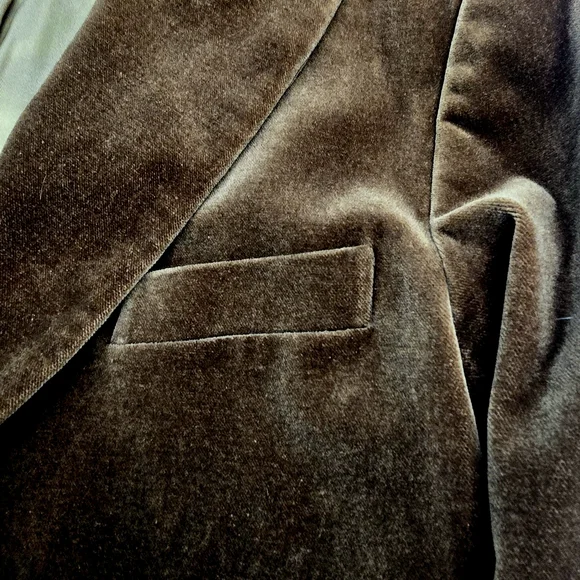 Theory Brown Velvet Women's Blazer. Size L. EUC! - Picture 7 of 7